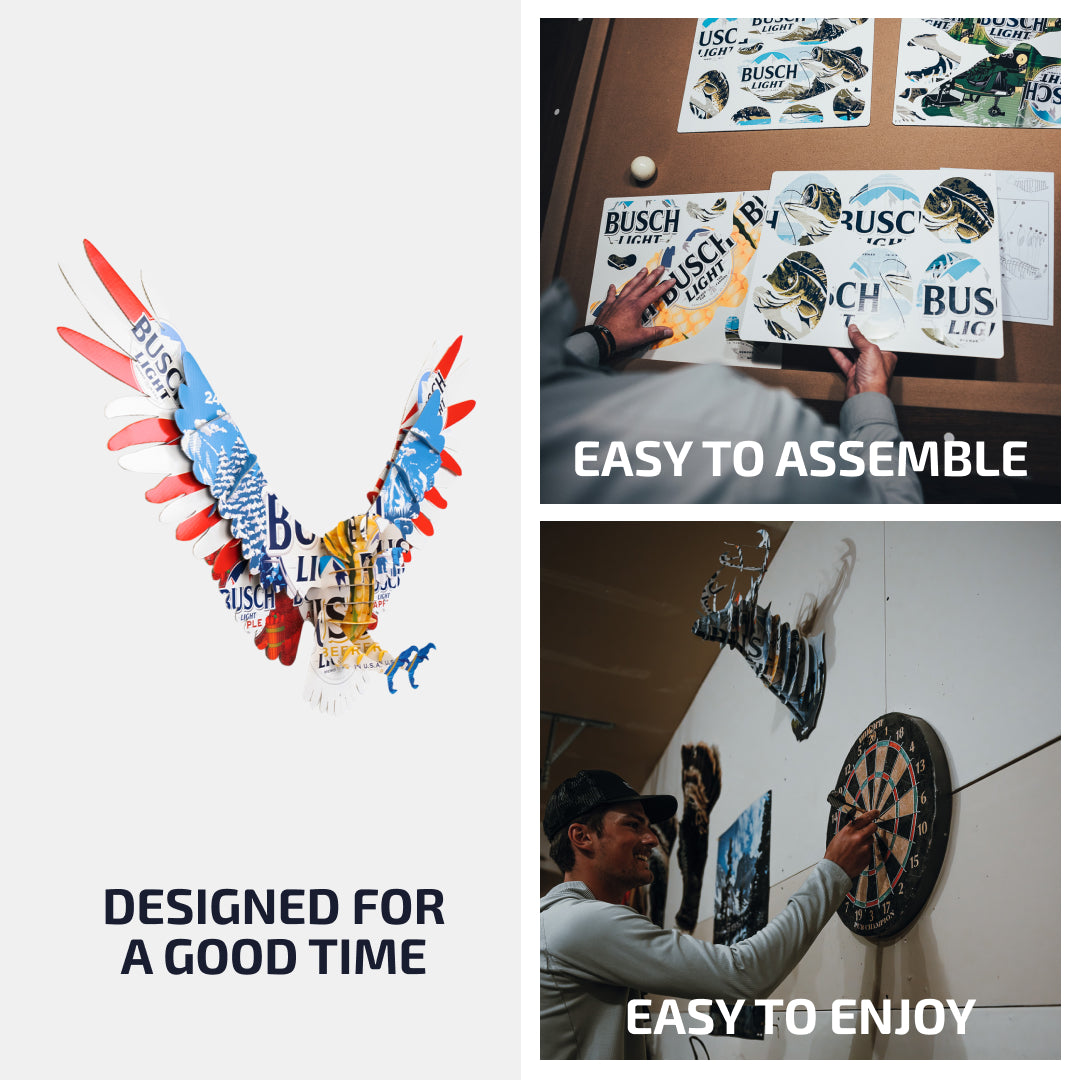 Busch Light Eagle Wall Mount