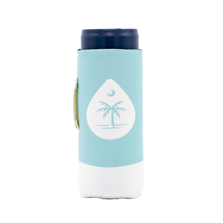 Palm Leaves Personalized Slim Can Cooler