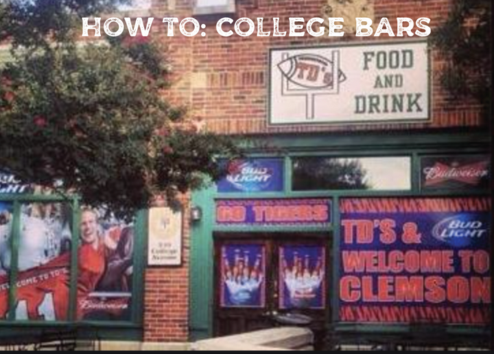 How To: College Bars