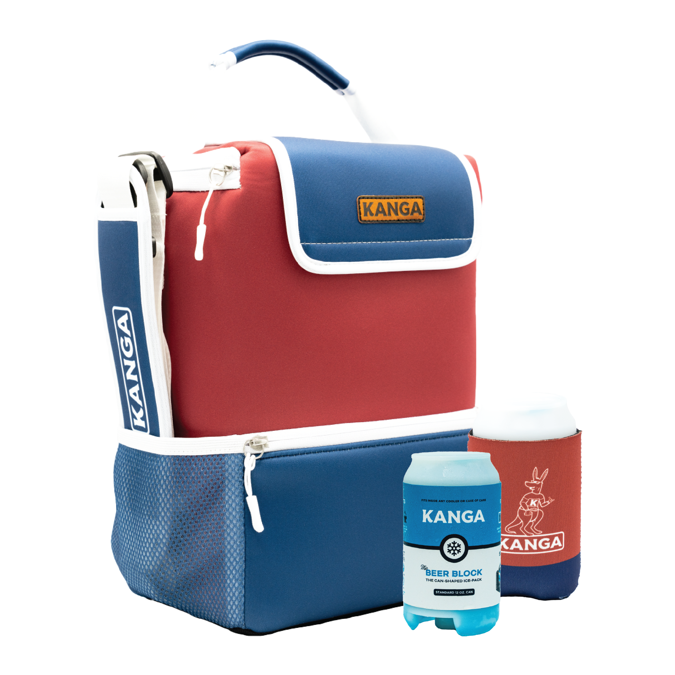 Pouch Cooler, Neoprene Rooski, and Beer Block Bundle