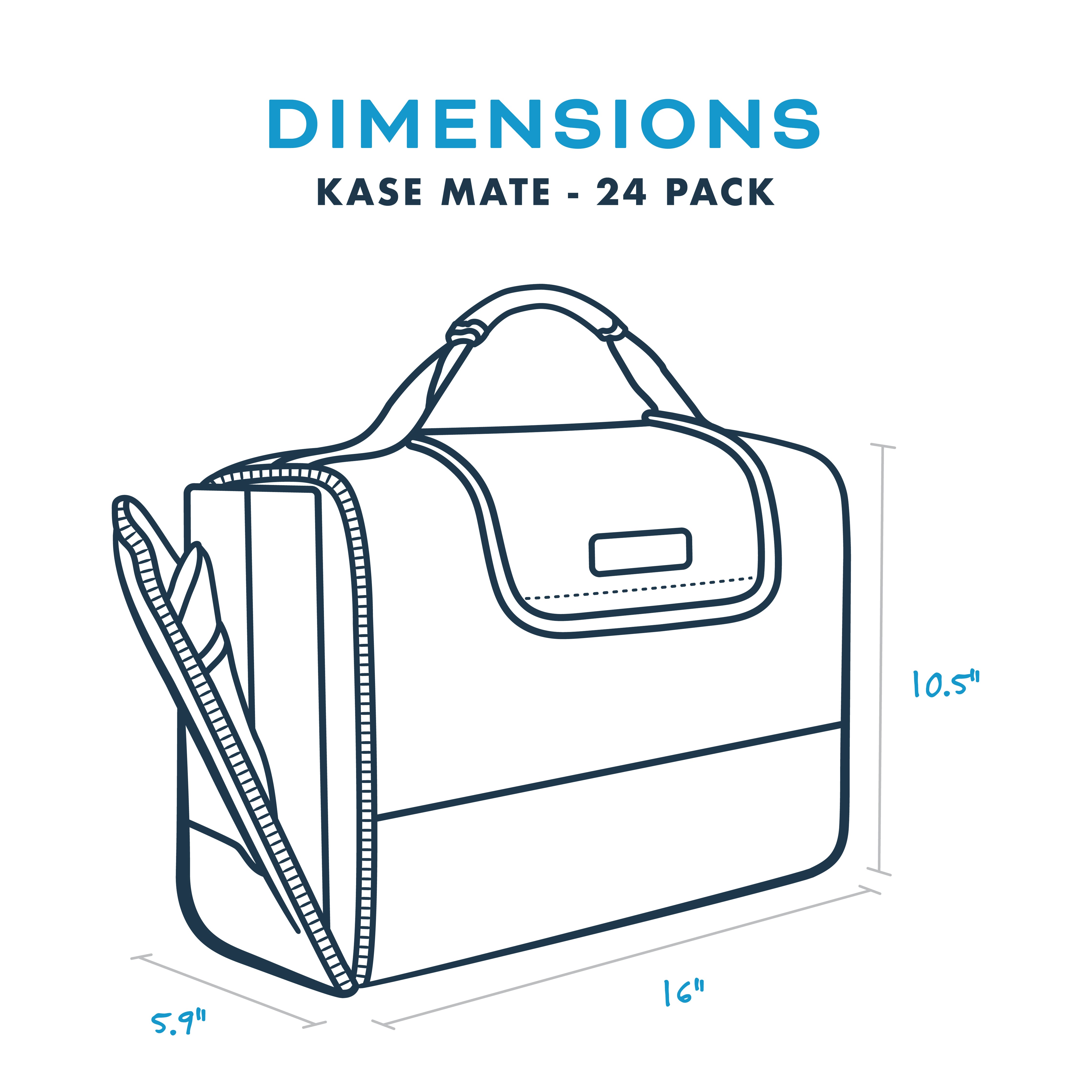 Midnight 24-Pack Kase Mate